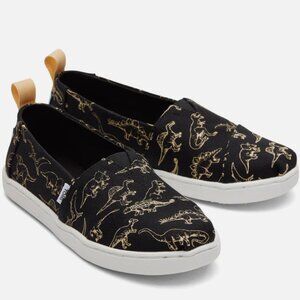 TOMS Youth Alpargata Dino Kids Shoes - Size Youth 5.5